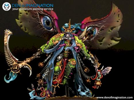 Daemon Primarch of the Death Guard. Based on Mortarion by Richard Gray. by DEN of IMAGINATION