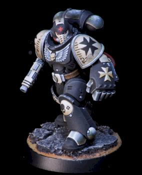 Black Templars primaris intercessor by El Sabel