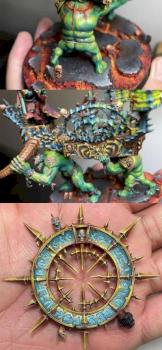 Chaos Warshrine 40K blended by Cartmania