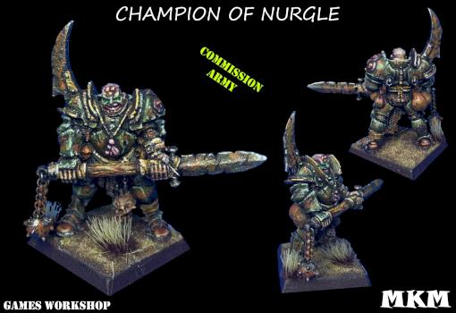 Chaos Champion of Nurgle by mousekiller