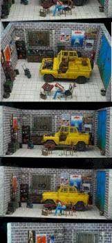 Garage diorama by SzymonR