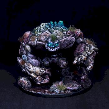 Painted Huge Earth Elemental Reaper Miniature by FrozenFireArts