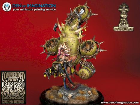 Foetid Bloat-drone - entry for Golden Demon 2022 by DEN of IMAGINATION