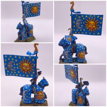 Bretonnian Standard Bearer by Aliengod3