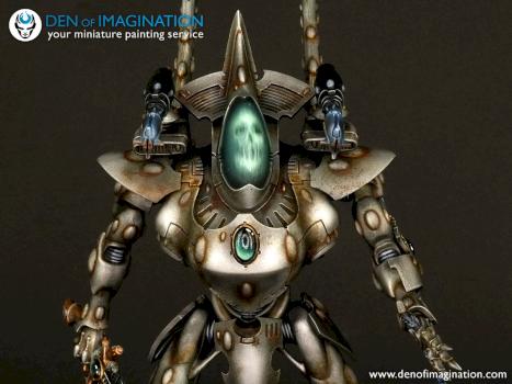 Craftworld Aeldari Ghost Warrior combat walker. by DEN of IMAGINATION