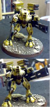 Tau Forgeworld Broadside Battlesuit by kram130