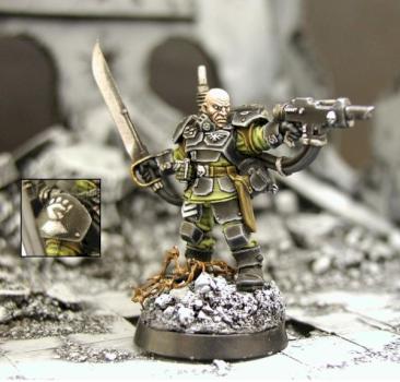 Imperial Guard Cadian Storm Trooper Sergeant by twitch