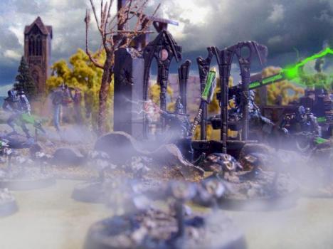 Necrons amongs the ruins - edited by Nagash FFC