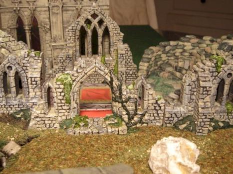 Grendel ruined Cathedral Diorama (terrain) by DjTherapy