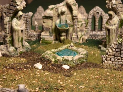 Sacred pool diorama (terrain) by DjTherapy