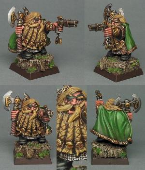 Dwarf Lord with Pistol by GriffinPainting