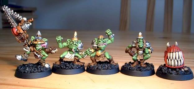 Some Bloodbowl Goblins by Pimpin Smurf