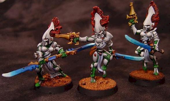 Eldar Biel Tan Banshees by paintwidow