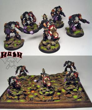 Black Templar Terminator Squad (painted at last  ^_^) by hashmallum