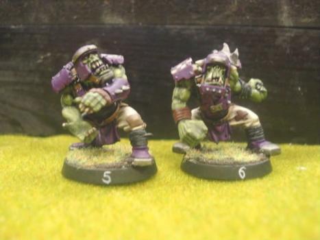 Converted Bloodbowl Lineorcs by OrkyDave