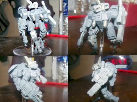 Tau Empire Battlesuit Conversion by DAMONX9