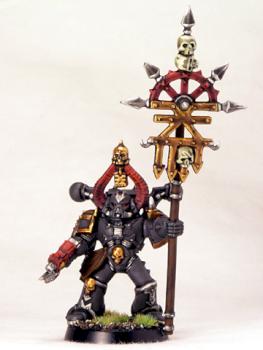 Chaos Space Marine Khorne Icon Bearer by Robinator