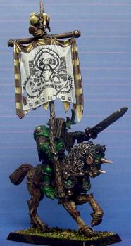 Nurgle mounted battle standard by Undave