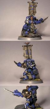 ultramarine captain sicarius space marine with base by matthew5276