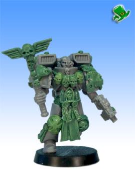 Converted WH40K Space Marine Chaplain with jumpack by leprechaun studio