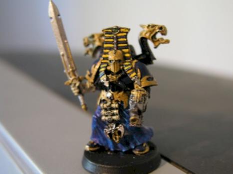 Thousand Sons Sorcerer (First Painting) by NightLordHero07