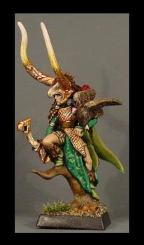 Wood Elf Lord with bow by blue moon miniatures by bluemoonminiatures