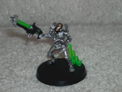 Custom Necron Lord by swordtrainer