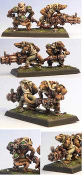 Skaven Ratling Gun Team by M.J