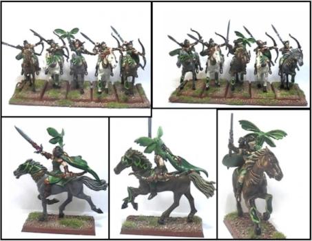 Wood elf Glade Riders by Kyte