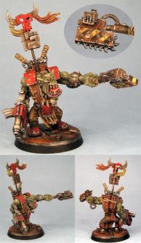 Ork Warboss by Sandman