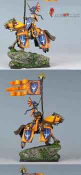 Bretonnia Standard Bearer by Laurelin