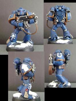 Ultramarine Space Marine by Harbringer of Doom