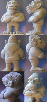 Gorilla Biscuits Sculpt by murderinhiseyes