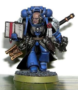 Librarian Dr Manhattan in Eisenhorn pose by TiberiusZ