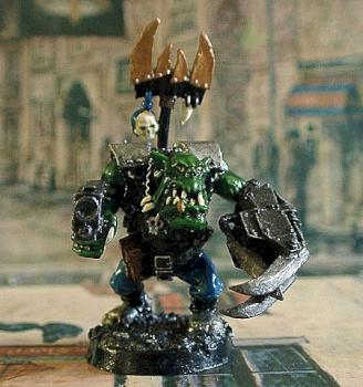 Ork Skarboyz Nob by Grimtoof