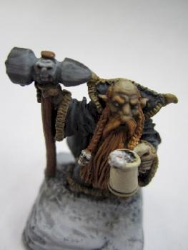 Dwarf with ale by goforth