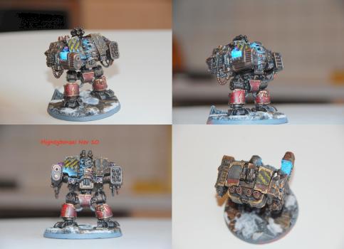 Iron Warrior Dreadnought Cybot by Mightybonsai