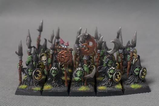 Orcs&Goblins Night goblins with spears by PeJot