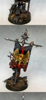 Black legion Standard bearer conversion by Flameon