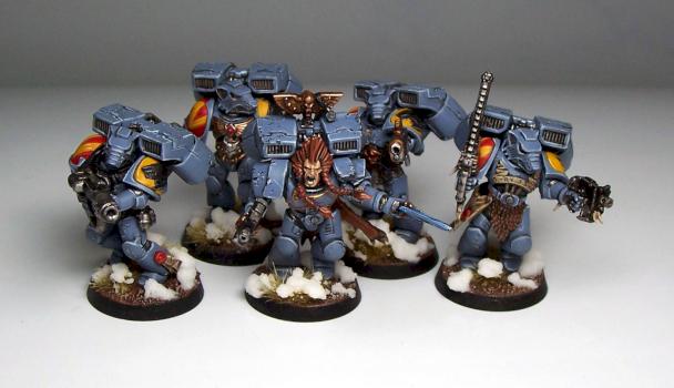 Space Wolves Skyclaws Squad 1 by Wickedcarrot