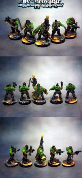 Salamander Chapter Scouts by Brovatar