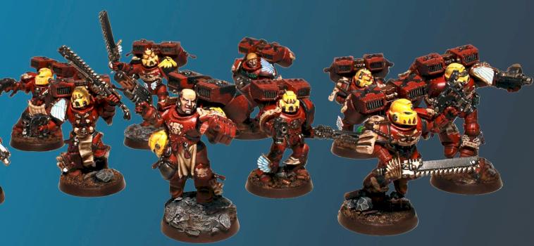 Blood Angels Assault squad by Mr_Johnson