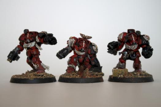 Blood angels space hulk trio by Kabal_of_Blood