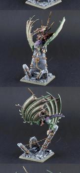 Dark Elves Dreadlord on Pegaus by dargo000