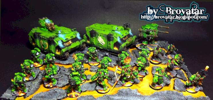 Salamander Chapter Army by Brovatar