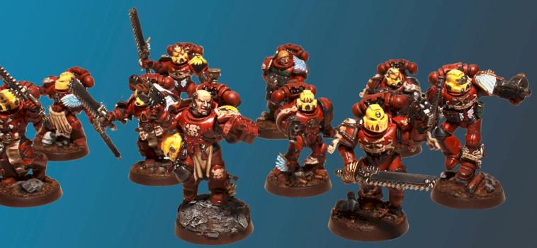 Blood Angels Assault squad by Mr_Johnson