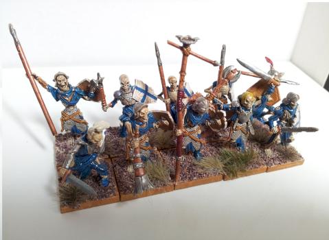 Warhammer - 10 Skeleton Warriors - Painted - Tabletop standard by Quality Miniatures