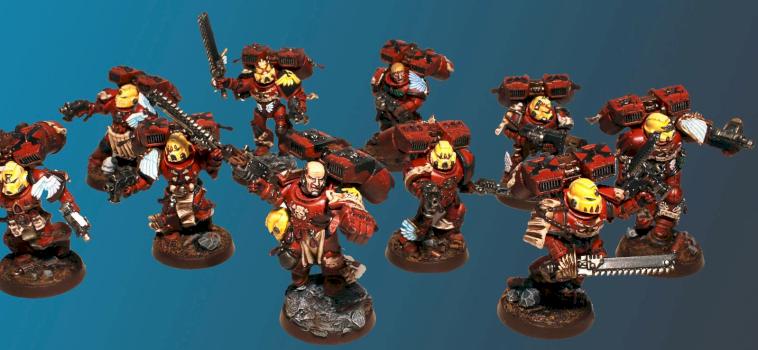 Blood Angels Assault squad by Mr_Johnson