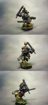 Space Marine Legion of the damned Sergeant by Brovatar