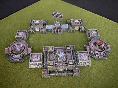 Dystopian Wars Fortifications by AndyT